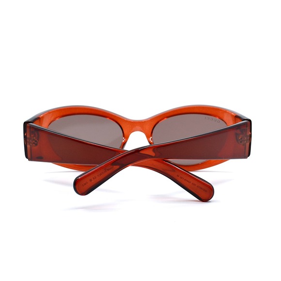 GUCCI GG1401S 003 BURGUNDY BROWN WOMEN'S AUTHENTIC SUNGLASSES - Picture 6 of 10